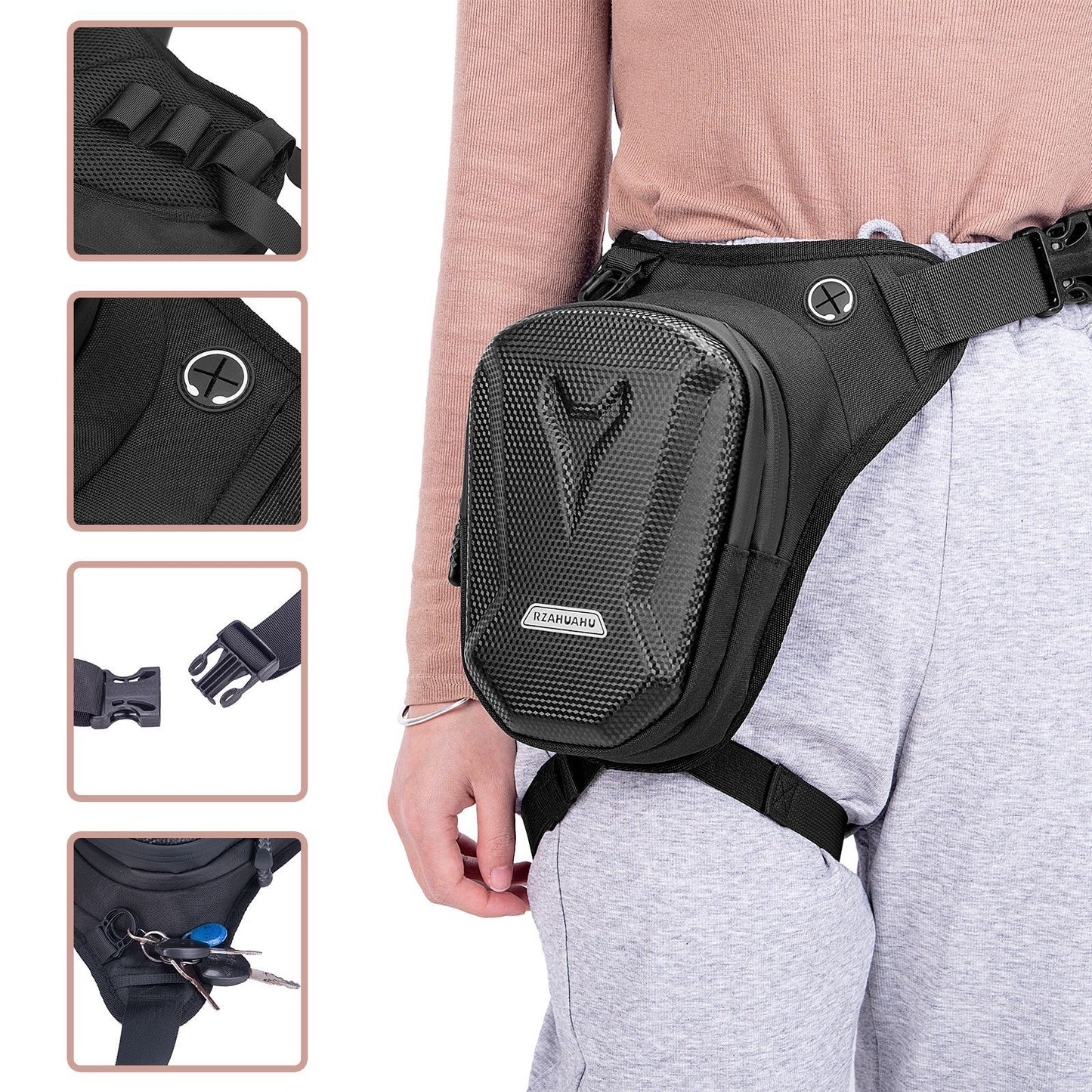 Tactical Drop Leg Bag — Hard Shell EVA Waterproof Carry