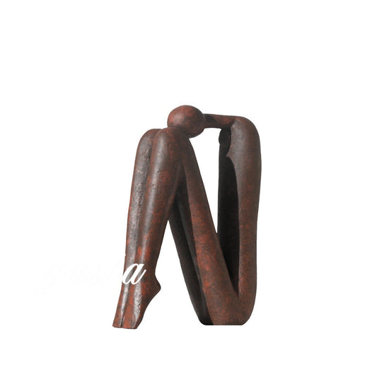 Abstract Human Sculpture – “Deep Reflection” | Luxury Minimalist Home Decor