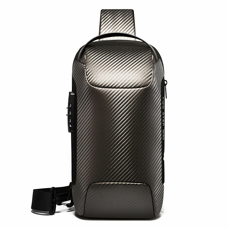 Carbon Fiber Anti-Theft Sling Bag