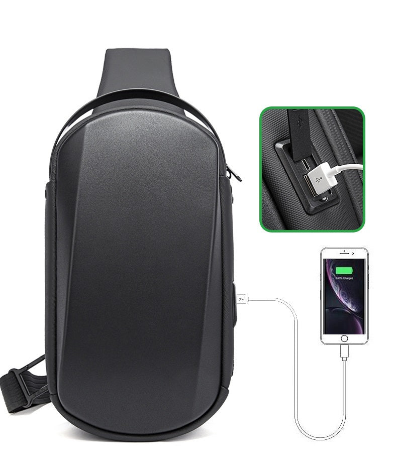 Hard Shell Waterproof Sling Bag
