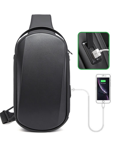 Hard Shell Waterproof Sling Bag