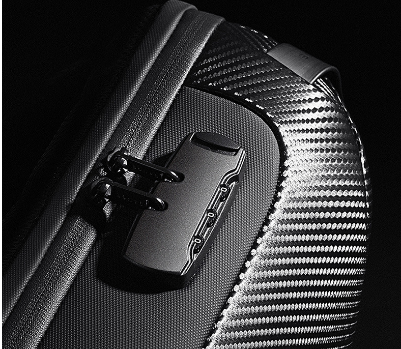 Carbon Fiber Anti-Theft Sling Bag
