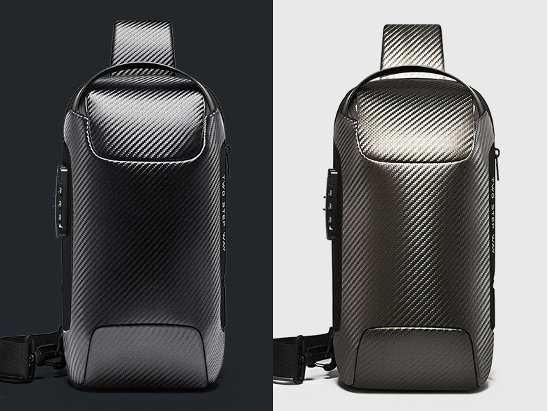 Carbon Fiber Anti-Theft Sling Bag
