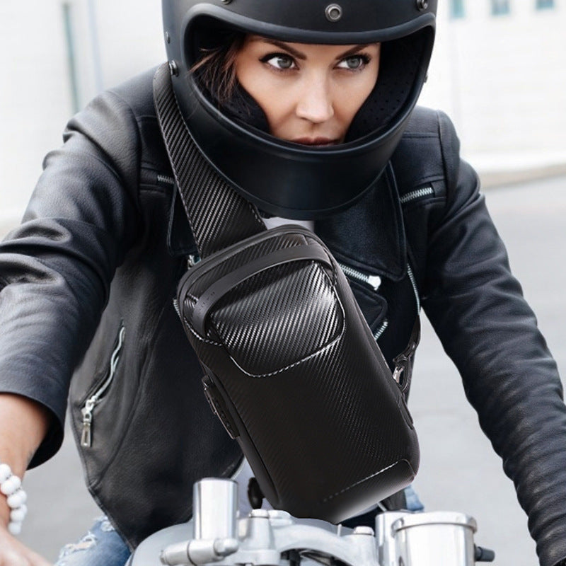 Carbon Fiber Anti-Theft Sling Bag