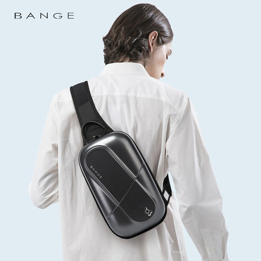 Hard Shell Sling Bag — Waterproof PC Scratch-Resistant Urban Carry