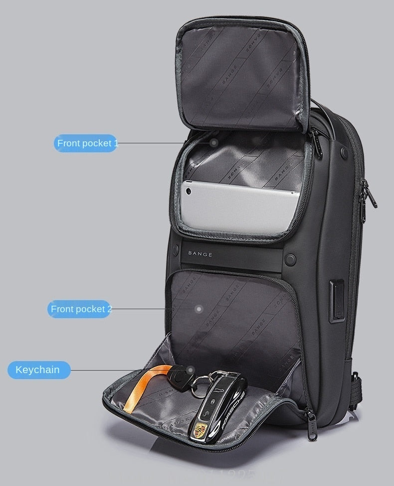Modern Waterproof Travel Sling Bag