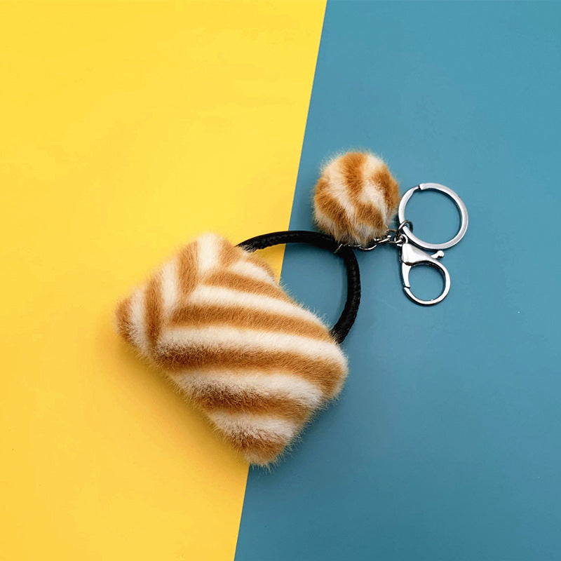 Mini Plush Keychain Bag