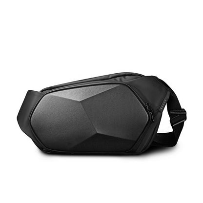 Geometric Hard Shell Cross Bag — Anti-Shock EVA Street Carry
