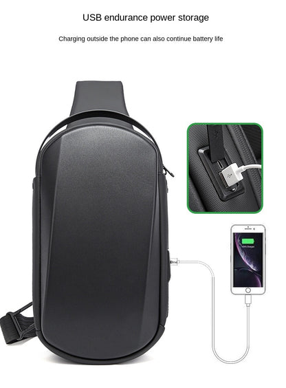 Hard Shell Waterproof Sling Bag