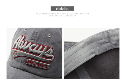 Vintage Embroidered Street Cap