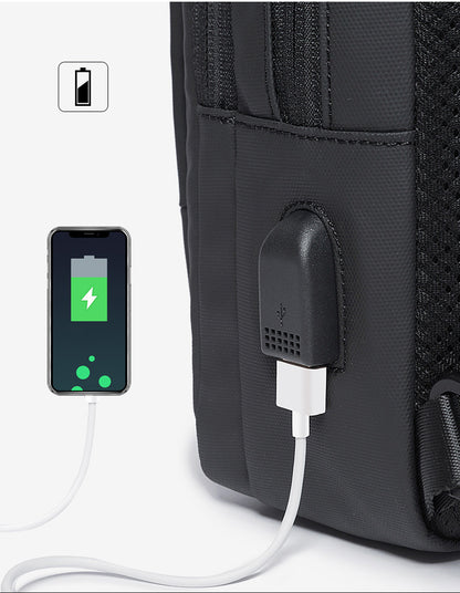 Compact Oxford Crossbody Carry